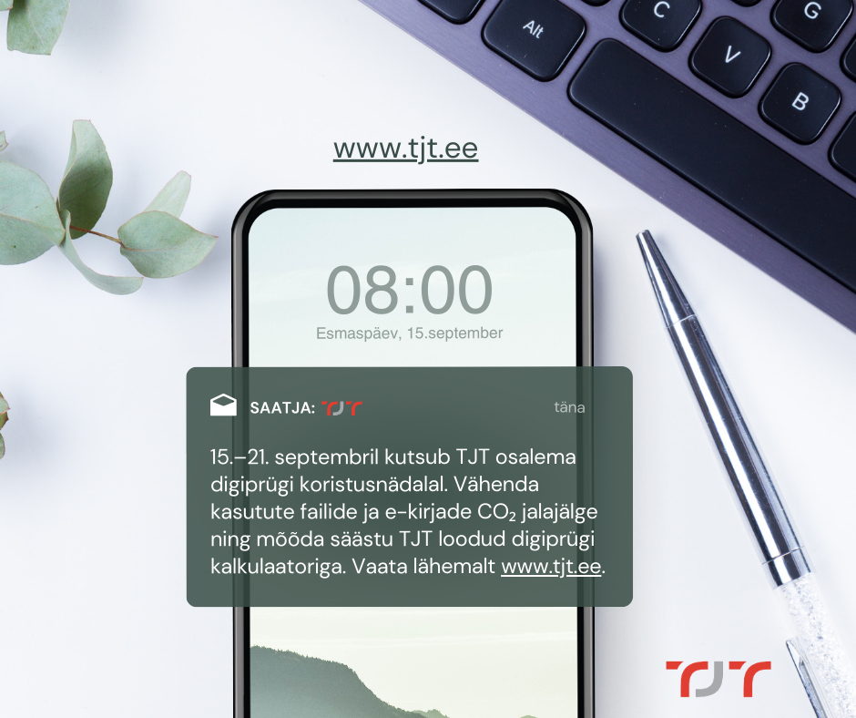TJT digiprügi koristusnädal 15.–21. september